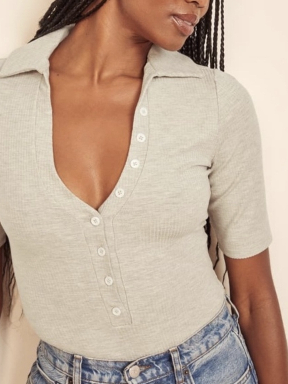 NWT Reformation Rita Bodysuit